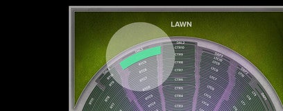 Seat view from Right Center