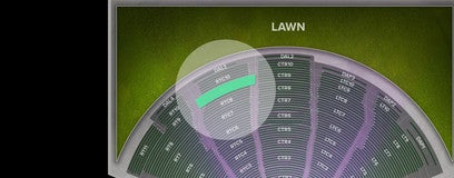 Seat view from Right Center