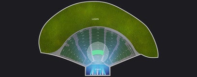 Seat view from Center