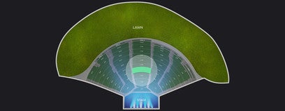 Seat view from Center