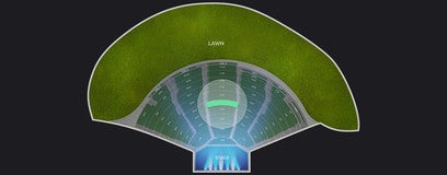 Seat view from Center