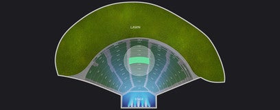 Seat view from Center