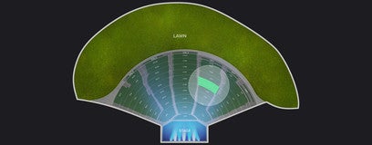 Seat view from Left Center