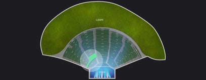 Seat view from Right Center