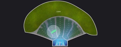 Seat view from Right Center