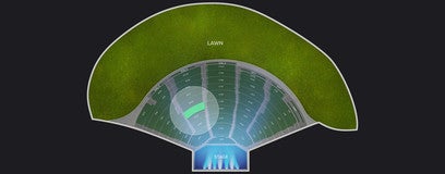 Seat view from Right Center