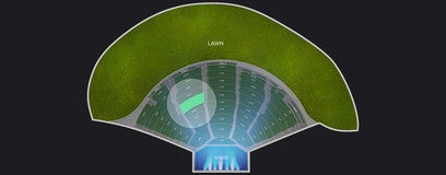 Seat view from Right Center