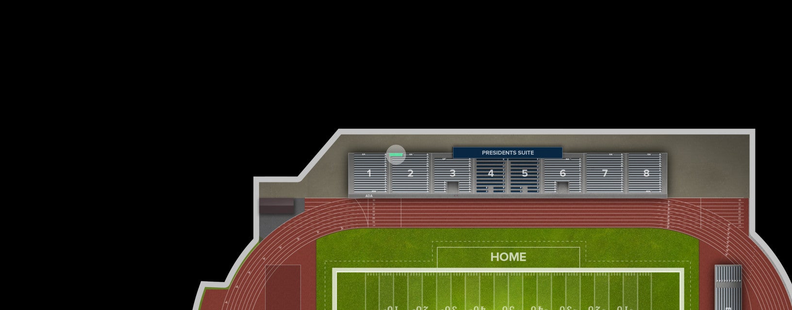Seat view from General Admission