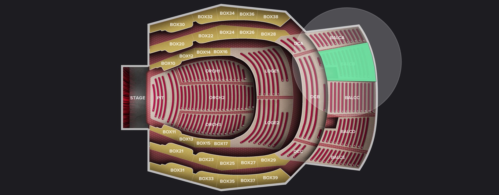 Seat view from Balcony