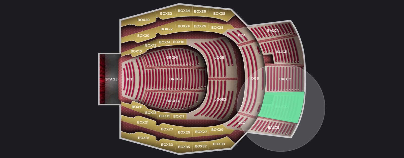 Seat view from Balcony