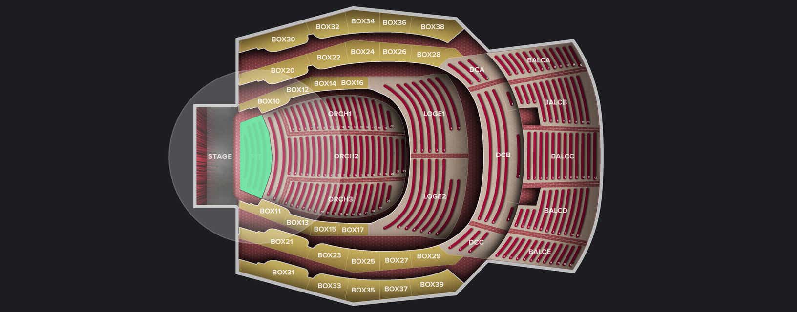 Seat view from Pit