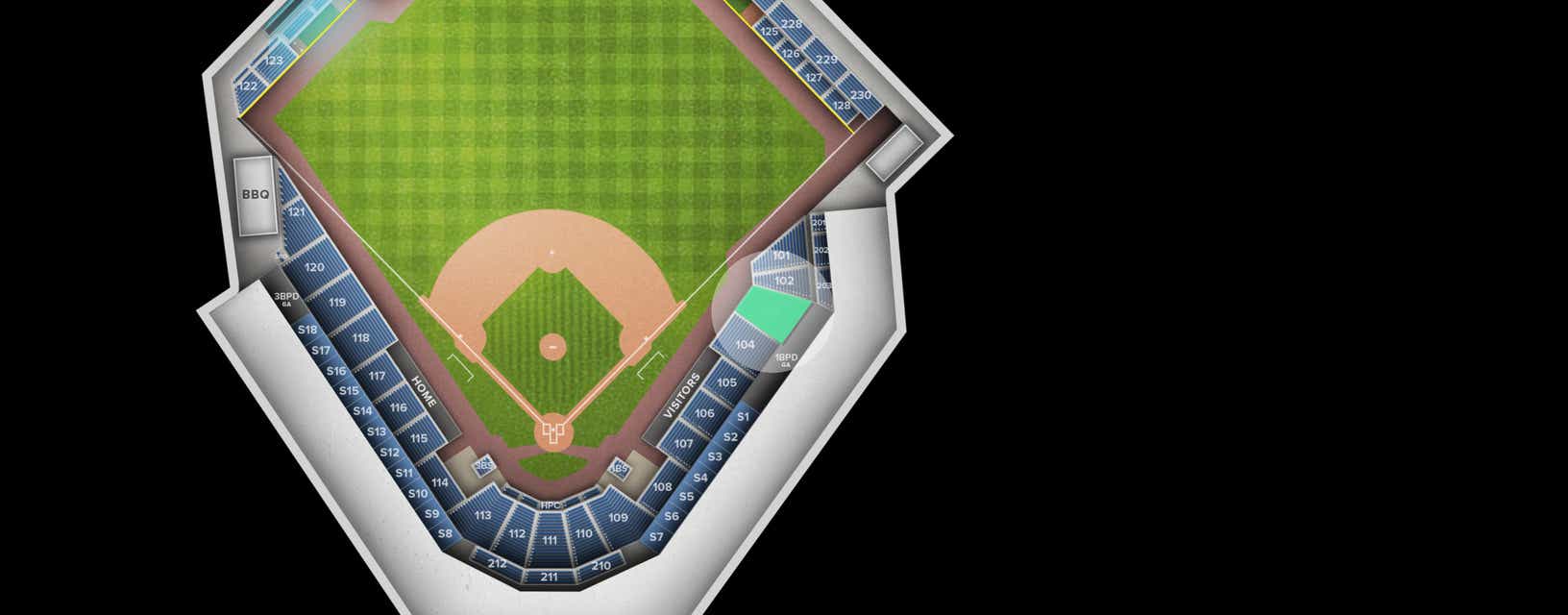 Seat view from Section