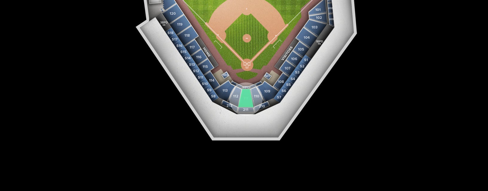Seat view from Section
