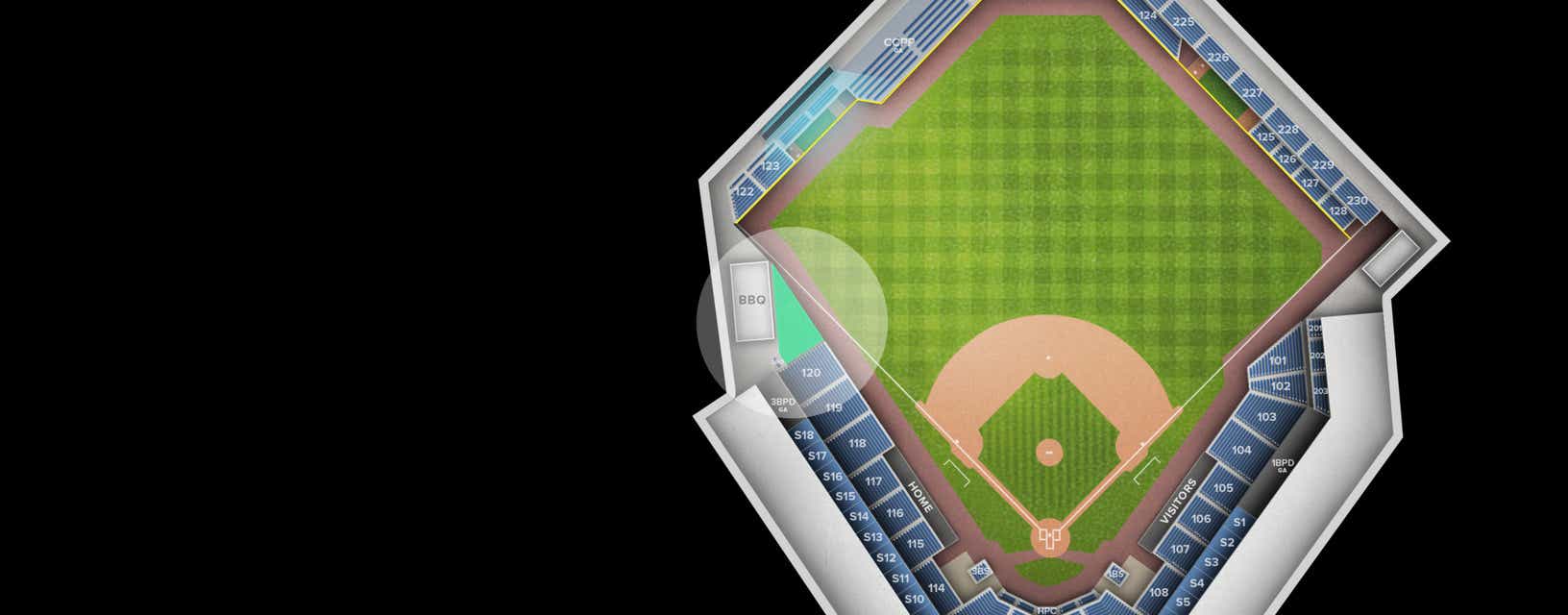 Seat view from Section