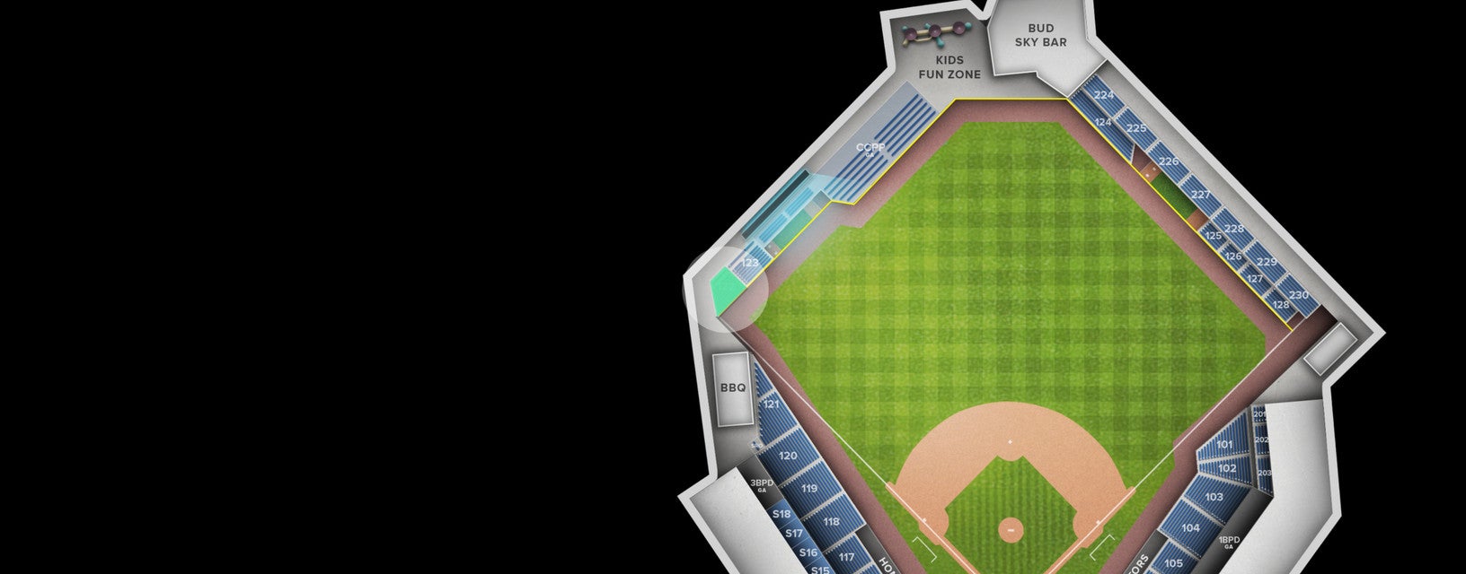 Seat view from Section