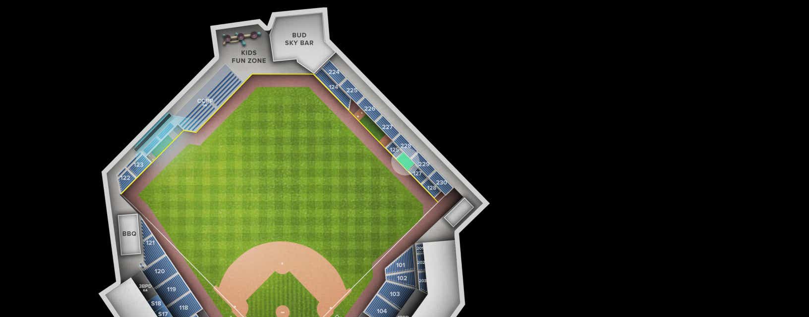 Seat view from Section