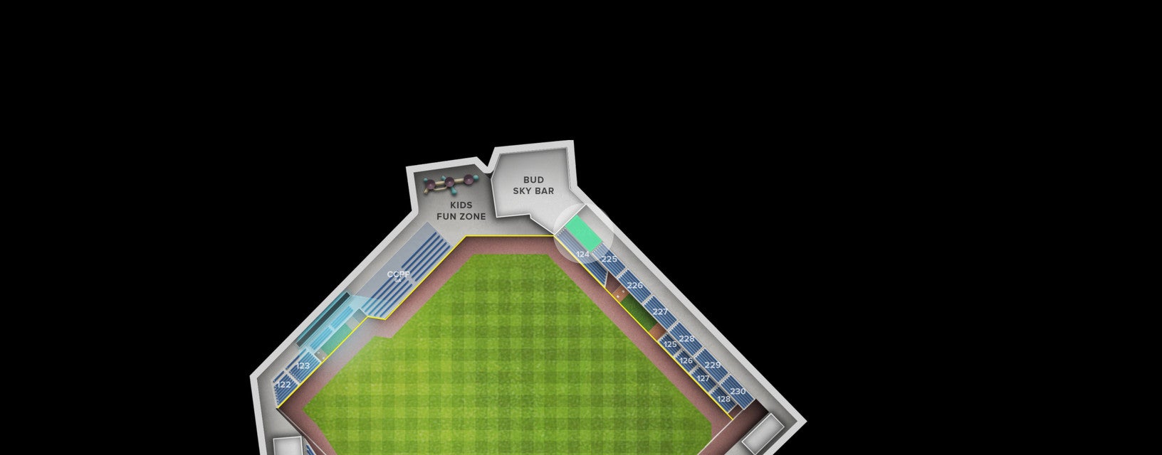 Seat view from Section