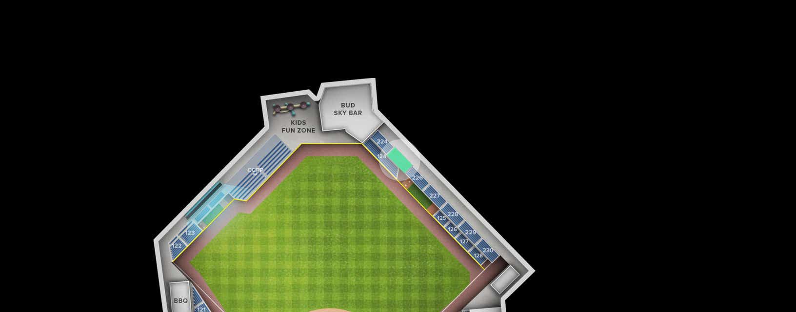 Seat view from Section
