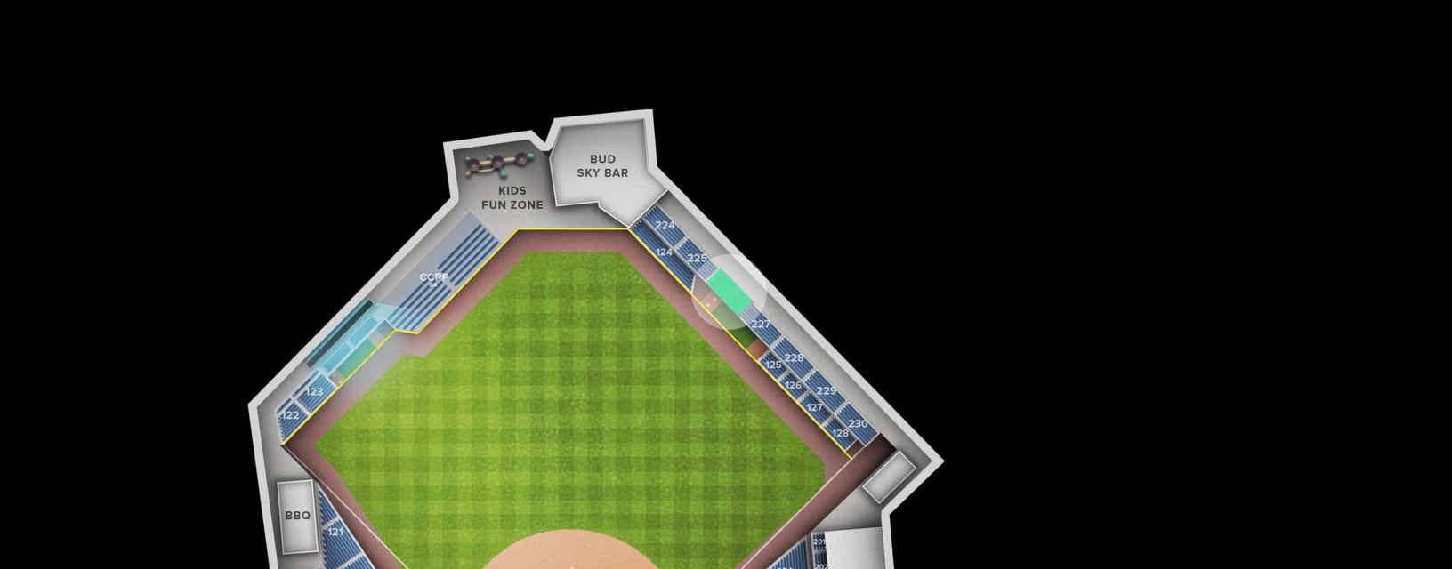 Seat view from Section