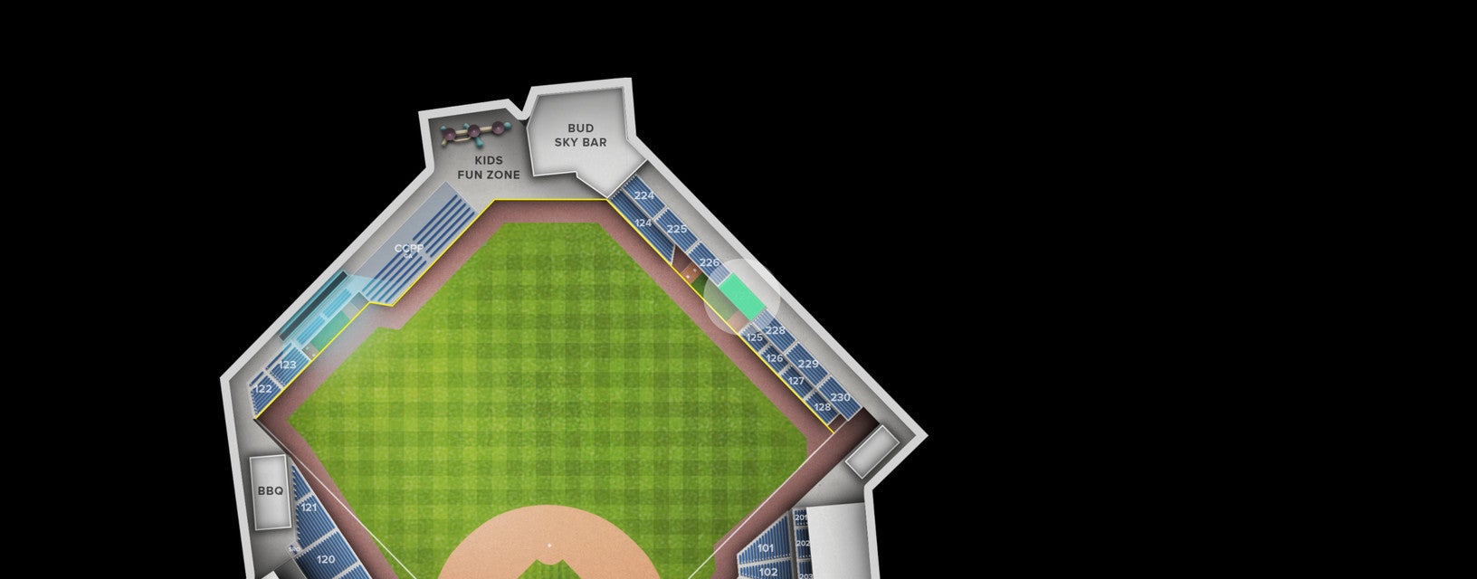 Seat view from Section