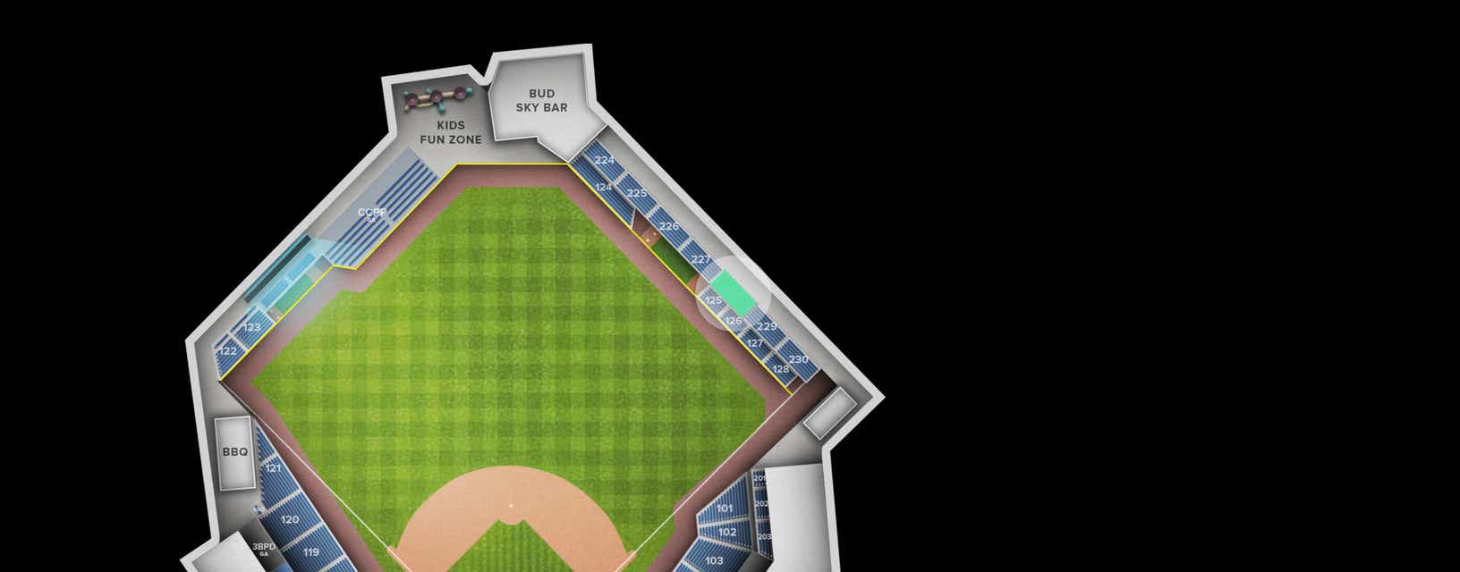 Seat view from Section