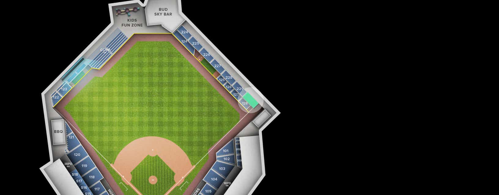 Seat view from Section
