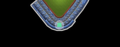 Seat view from Reserved Box