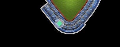Seat view from Reserved Box