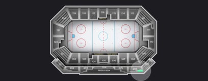 Seat view from Standing Room Only