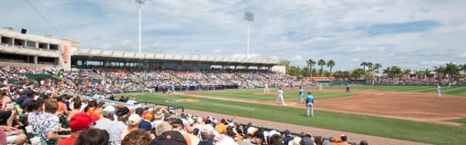 Seat view from Infield Box