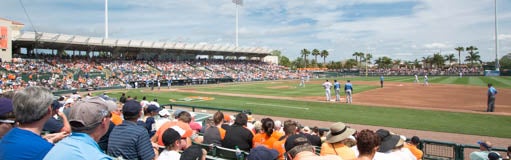 Seat view from Infield Box