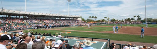 Seat view from Infield Box
