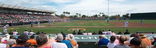 Seat view from Infield Box