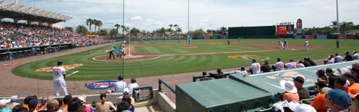 Seat view from Infield Box