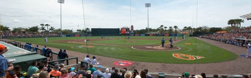 Seat view from Infield Box