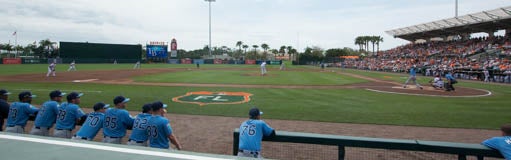 Seat view from Infield Box