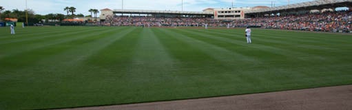 Seat view from Left Field Pavilion