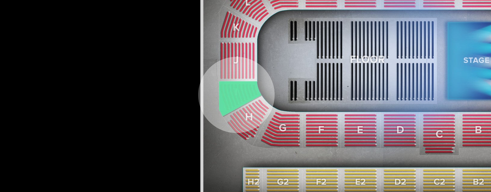 Seat view from Lower