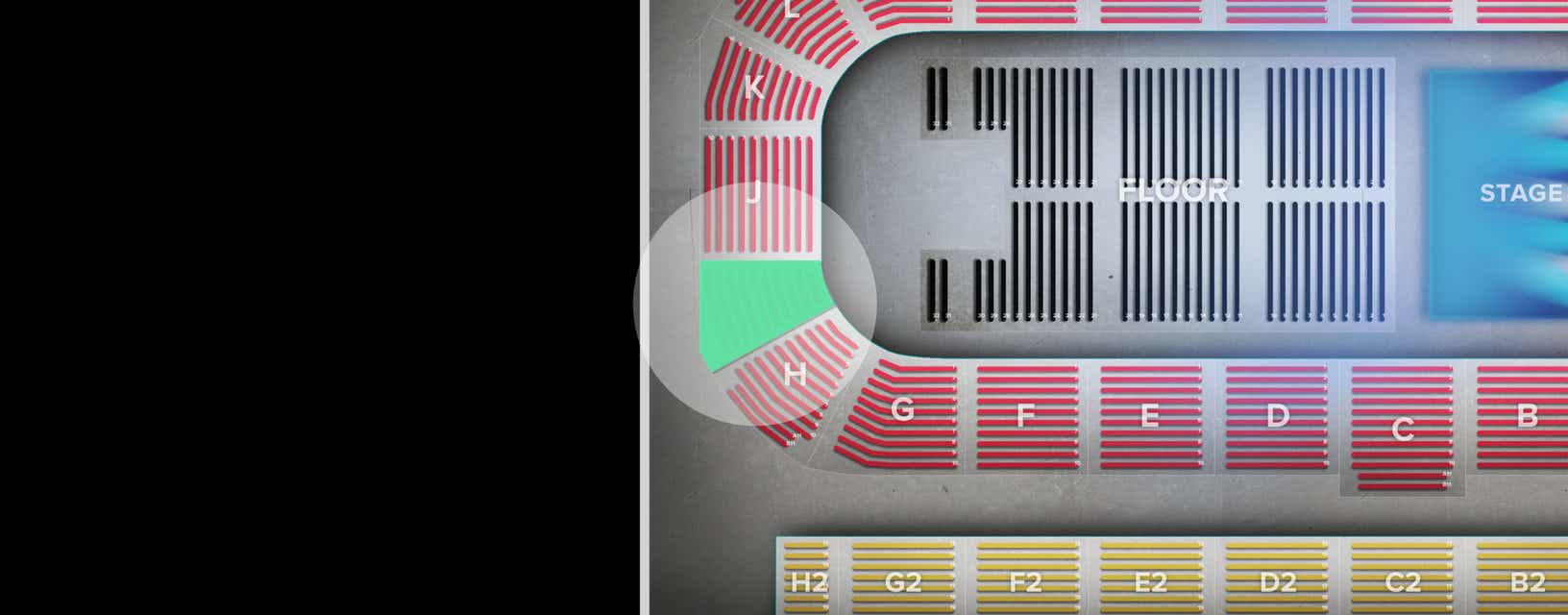 Seat view from Lower