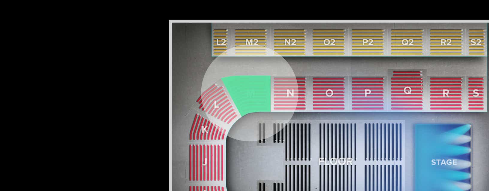 Seat view from Lower