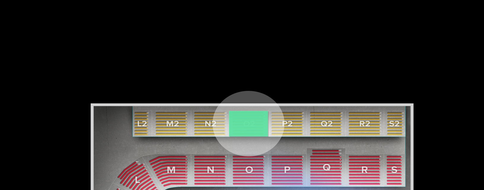 Seat view from Upper