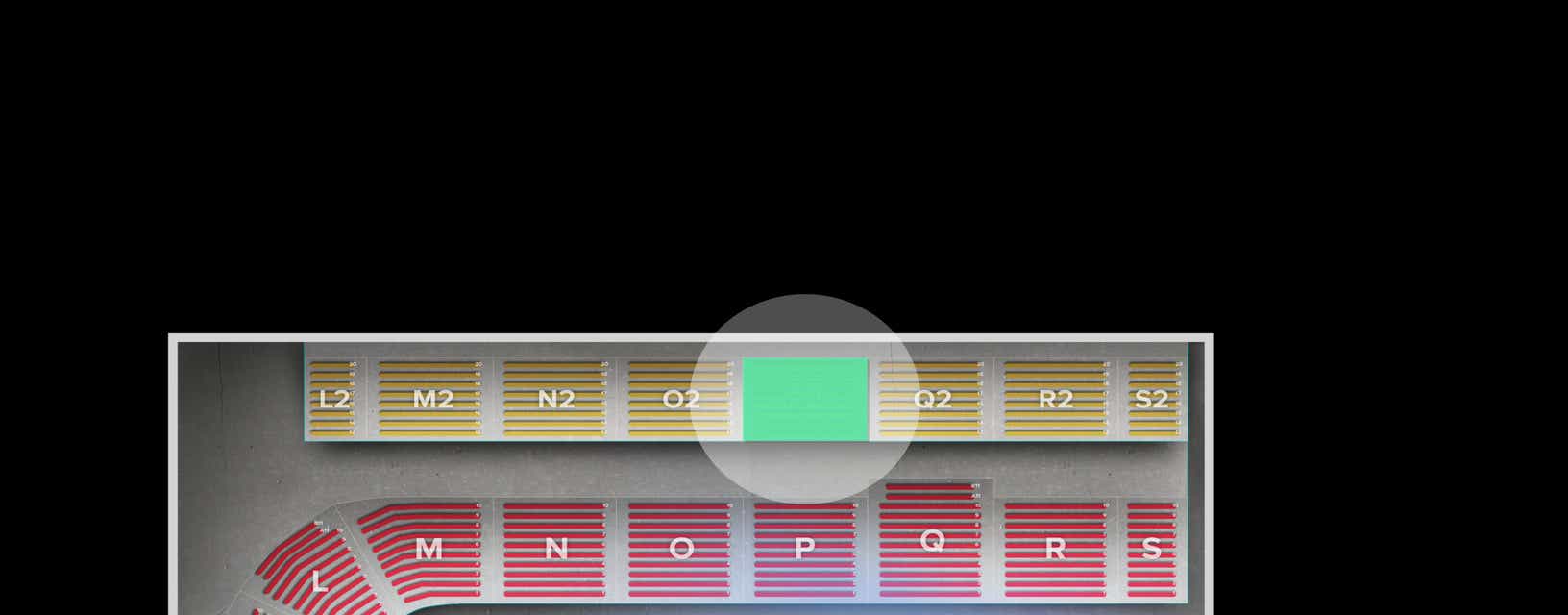 Seat view from Upper