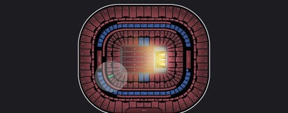 Seat view from Lower End Zone