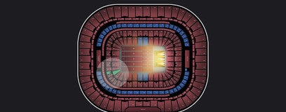 Seat view from Lower End Zone