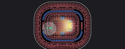 Seat view from Lower End Zone