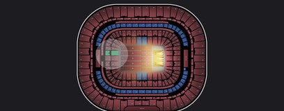 Seat view from Lower End Zone