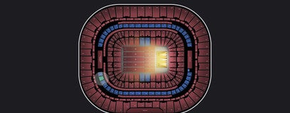 Seat view from Club End Zone