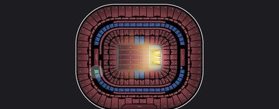 Seat view from Club End Zone