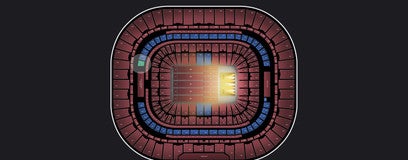 Seat view from Club End Zone