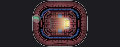 Seat view from Terrace End Zone